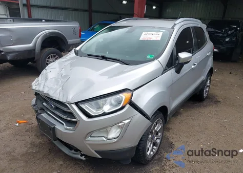 2018 Ford Ecosport Titanium z USA, uszkodzony, nr VIN MAJ6P1WL4JC170560